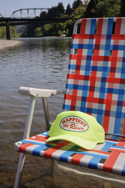 Happiest on the Lake/River Trucker Hat