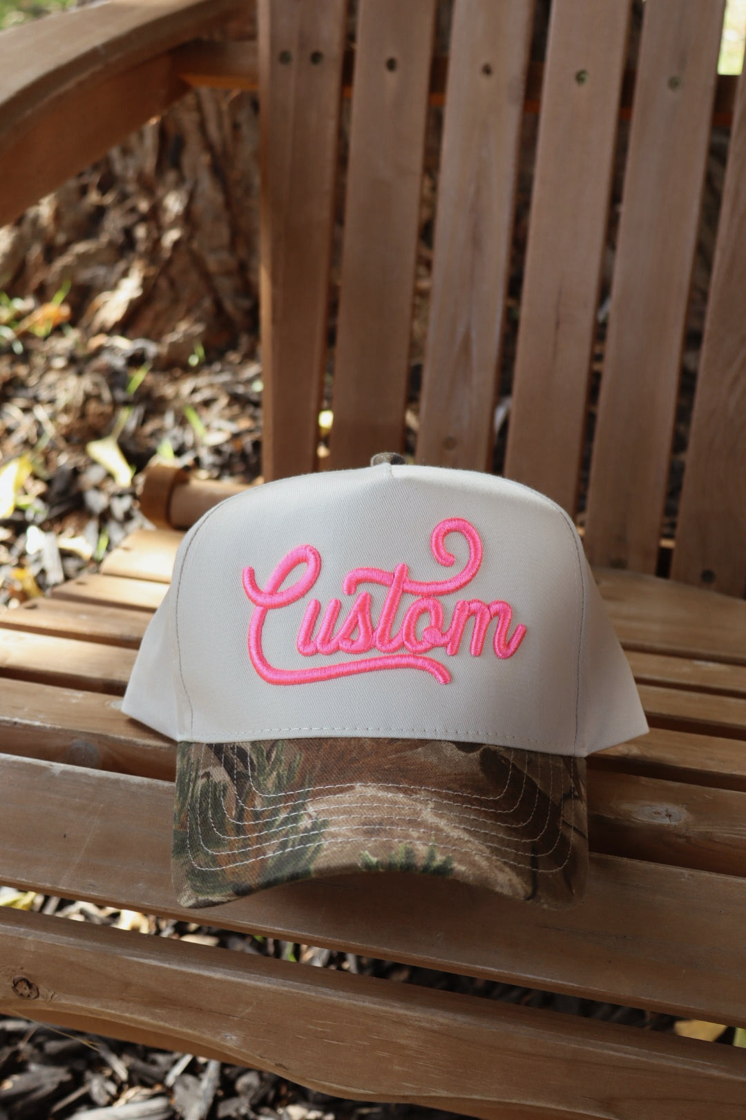 Custom Cursive Puff Embroidered Hat