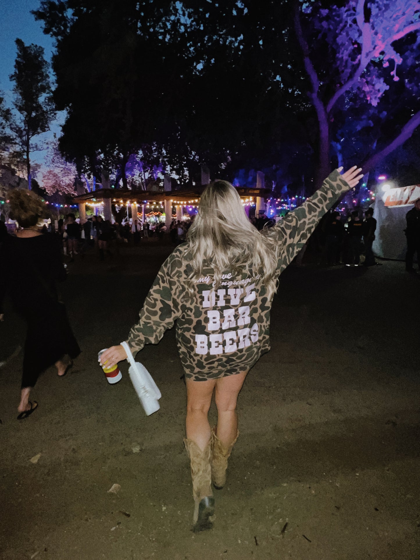Dive Bar Beers Duck Camo Hoodie