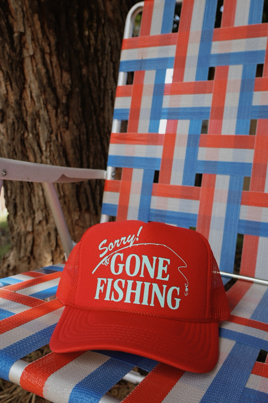 Gone Fishing Trucker Hat