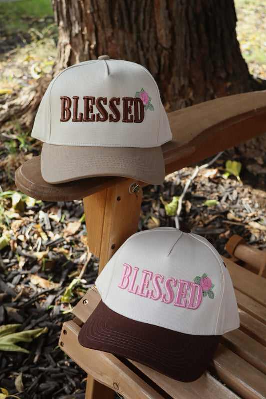 Blessed Puff Embroidered Hat