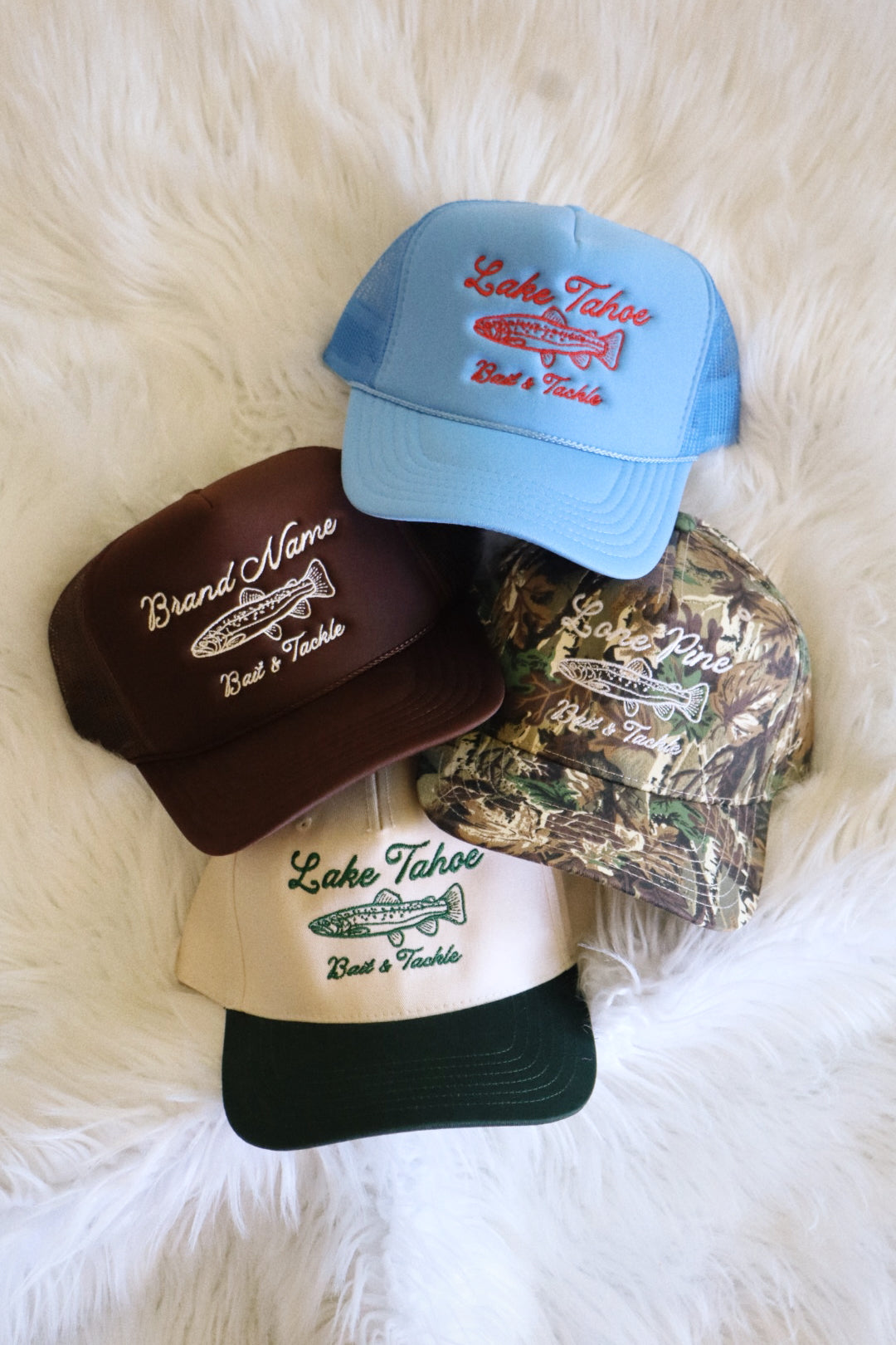 Custom Bait & Tackle Embroidered Hat