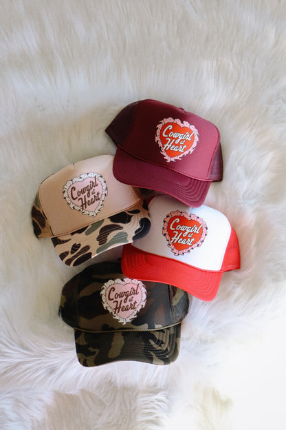 Cowgirl at Heart Trucker Hat