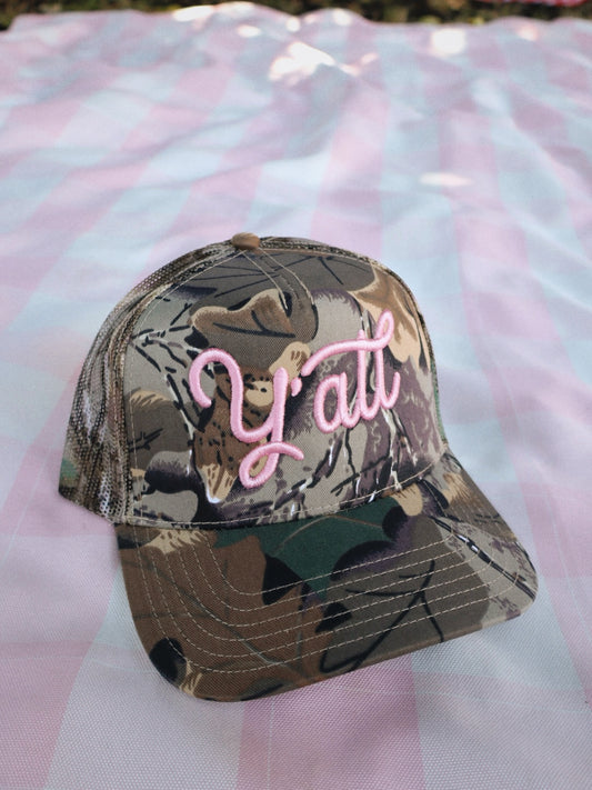 Y'all Puff Embroidered Hat