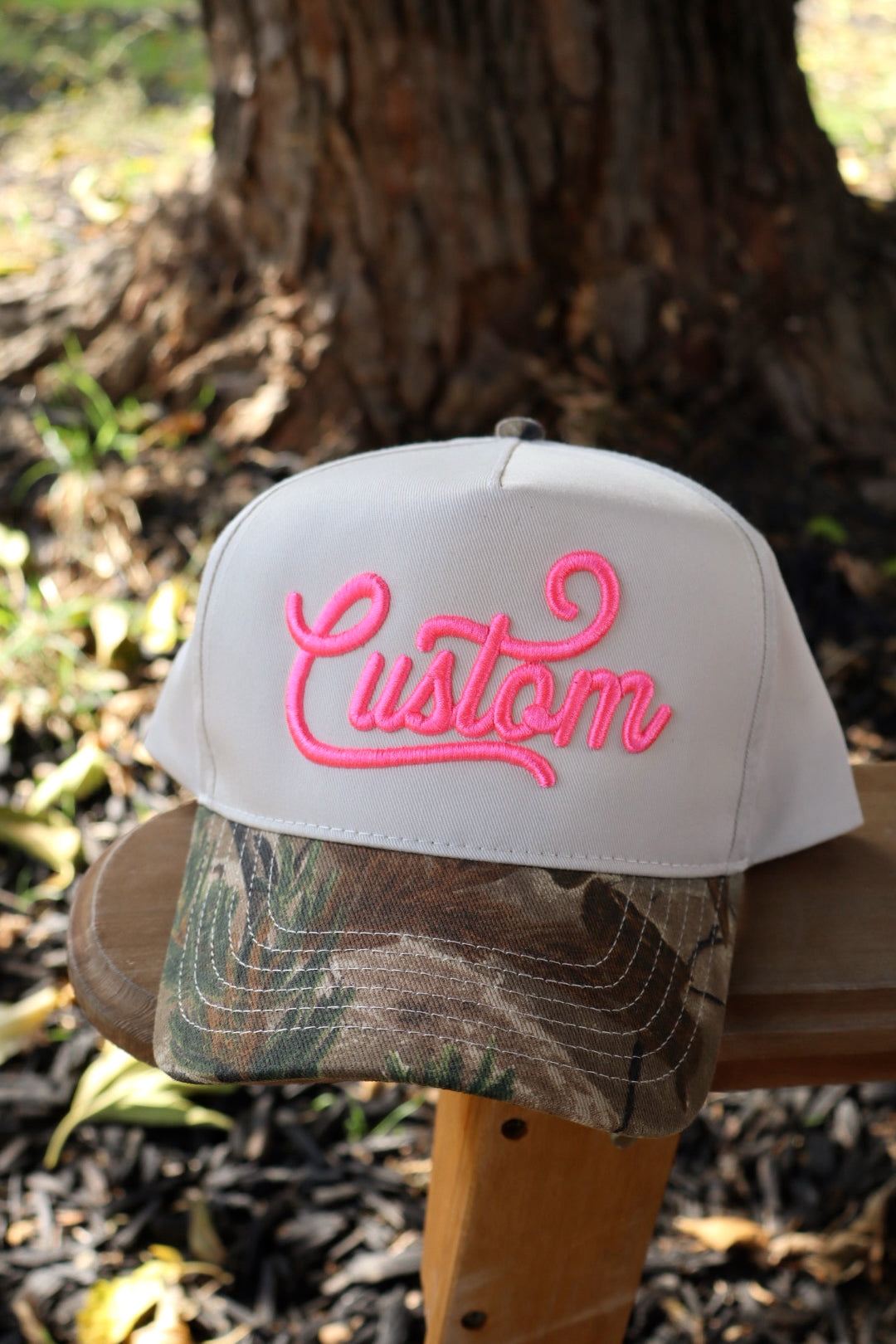Custom Cursive Puff Embroidered Hat