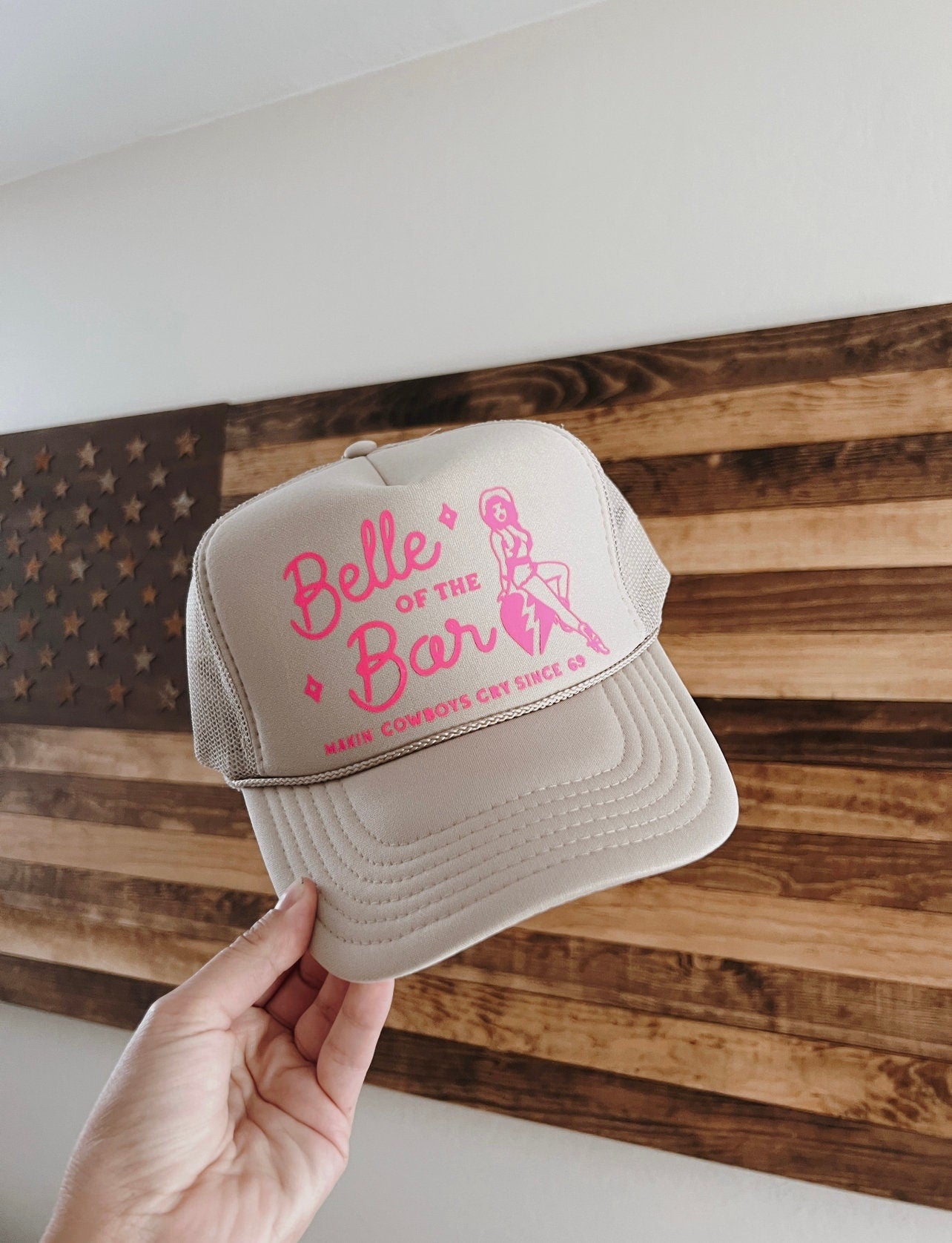 Belle of the Bar Retro Trucker Hat