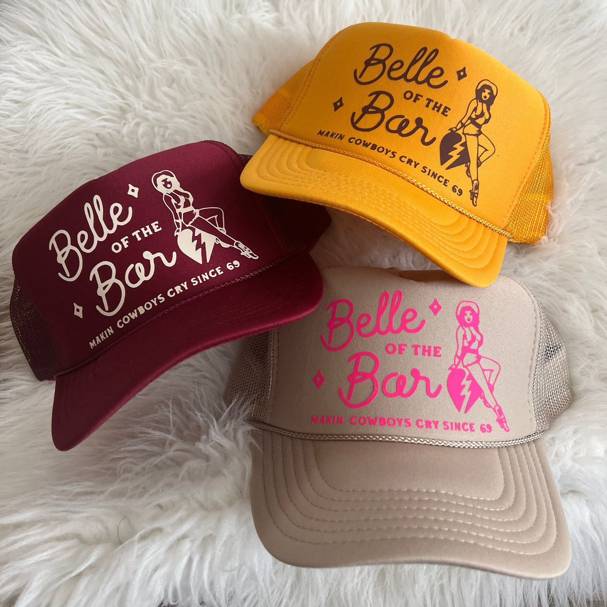 Belle of the Bar Retro Trucker Hat