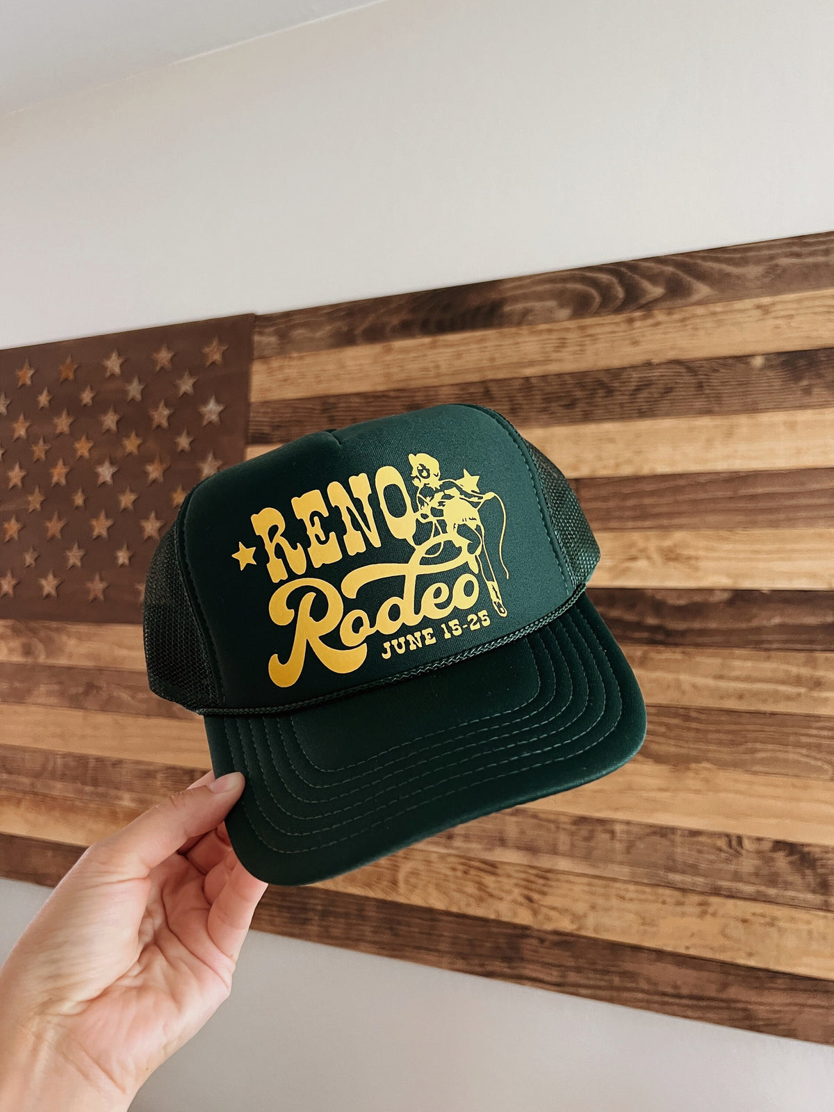 Script Reno Hat Reno Rodeo Retro Trucker Hat – Wilder Made