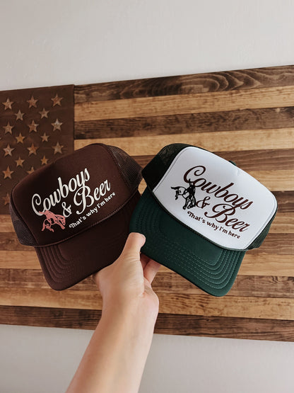 Cowboys & Beer Trucker Hat