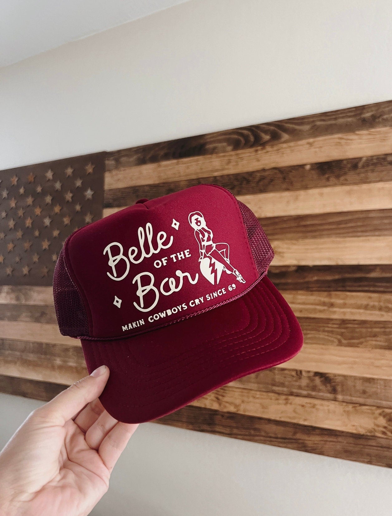 Belle of the Bar Retro Trucker Hat