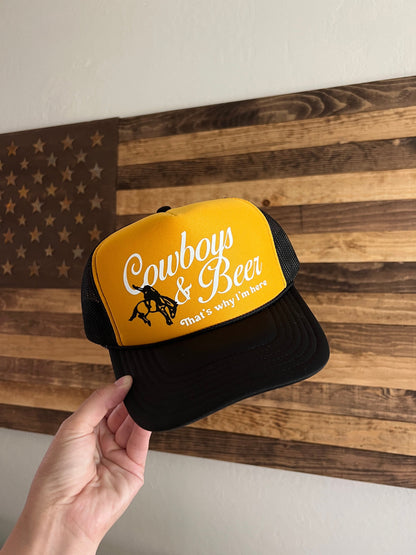 Cowboys & Beer Trucker Hat