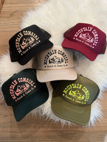 Mountain Cowgirl Trucker Hat