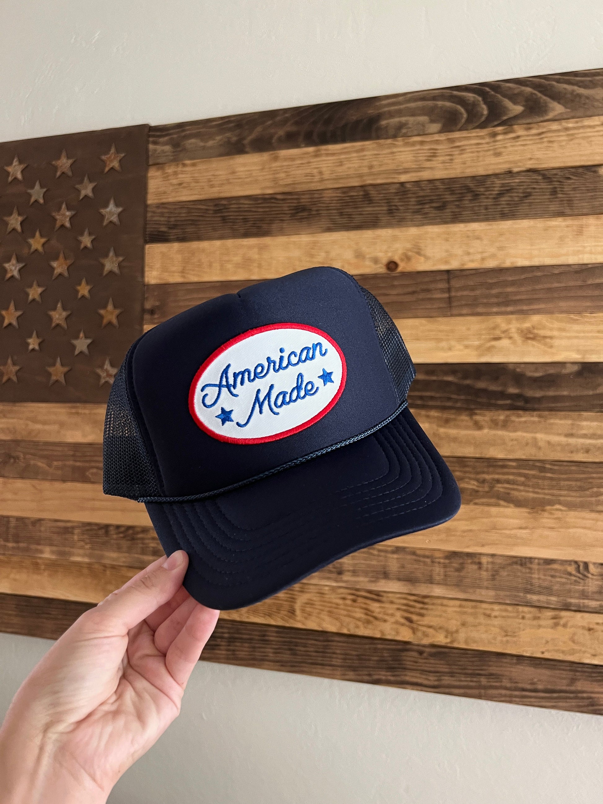 American Made Patch Trucker Hat