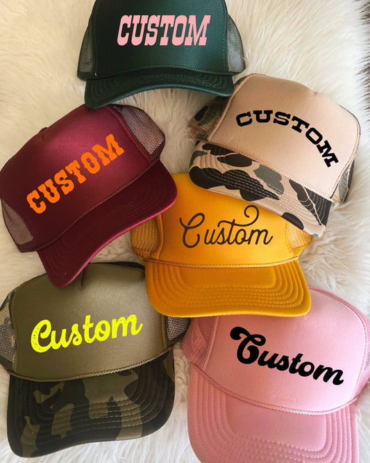 Custom Trucker Hat