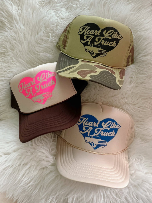 Heart Like A Truck-er Hat