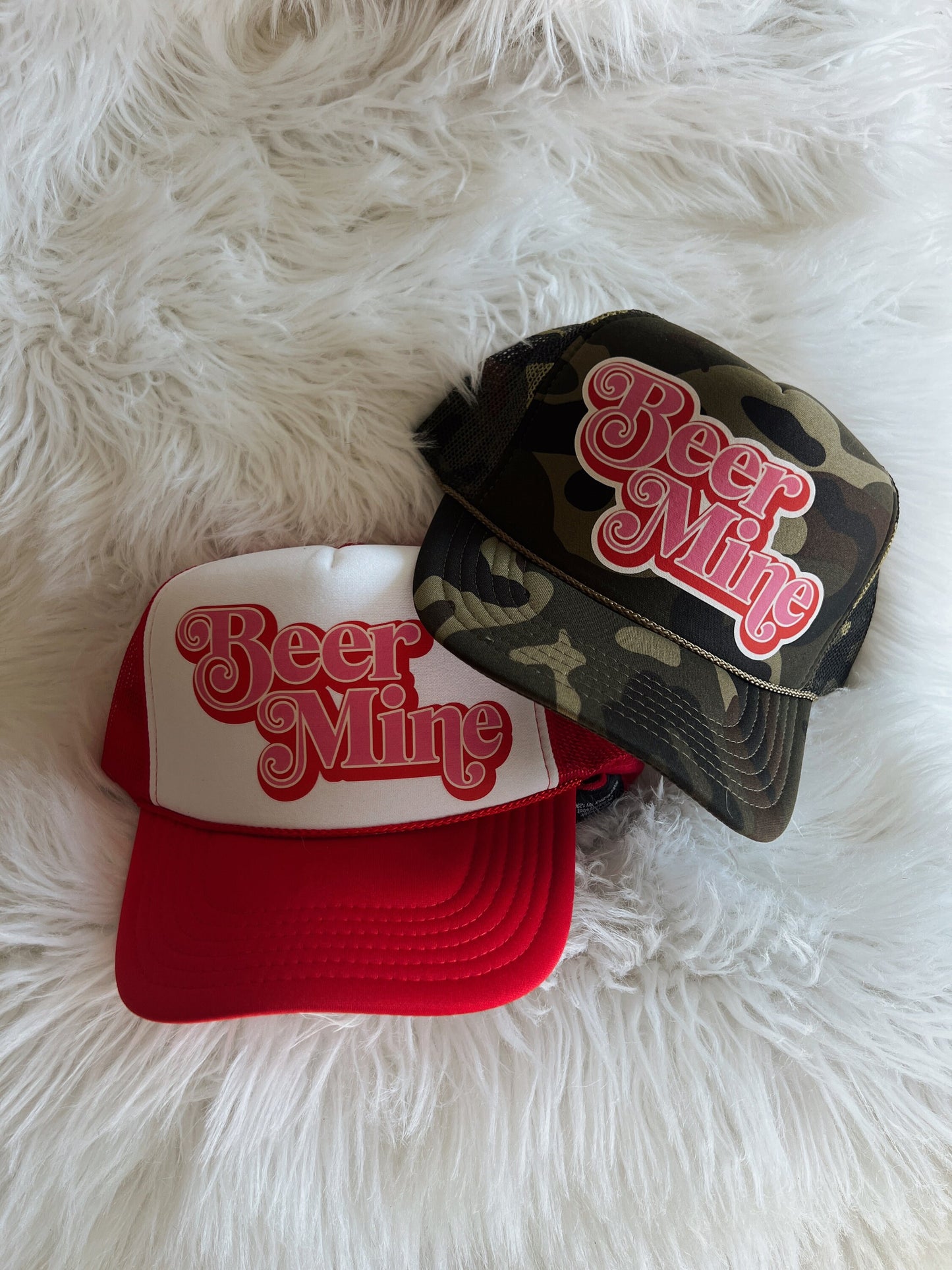 Beer Mine Valentine Trucker Hat