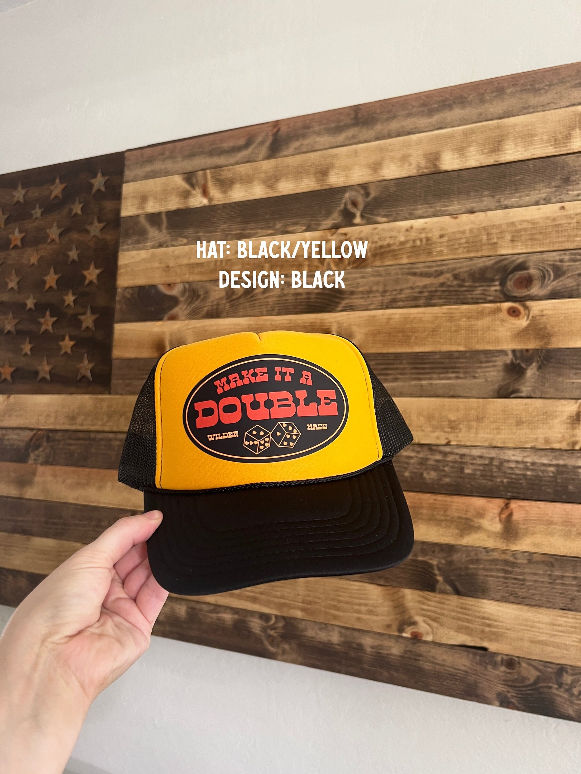 Make It A Double Trucker Hat
