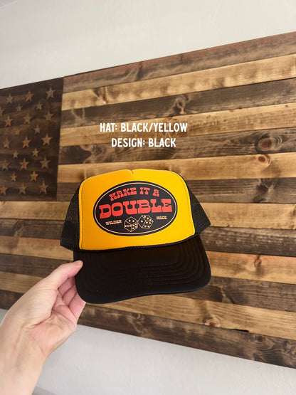 Make It A Double Trucker Hat