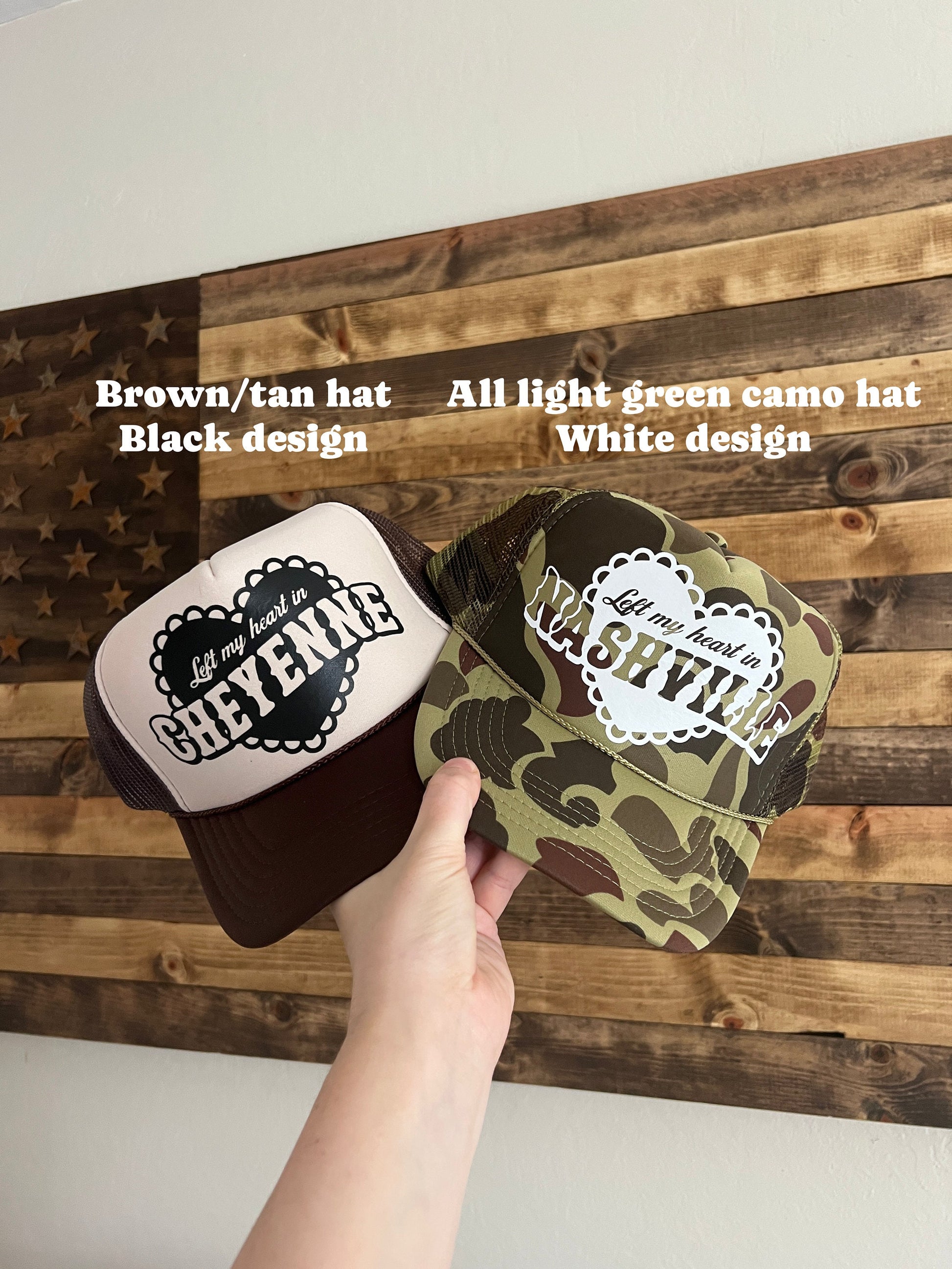 Left My Heart In Custom Trucker Hat