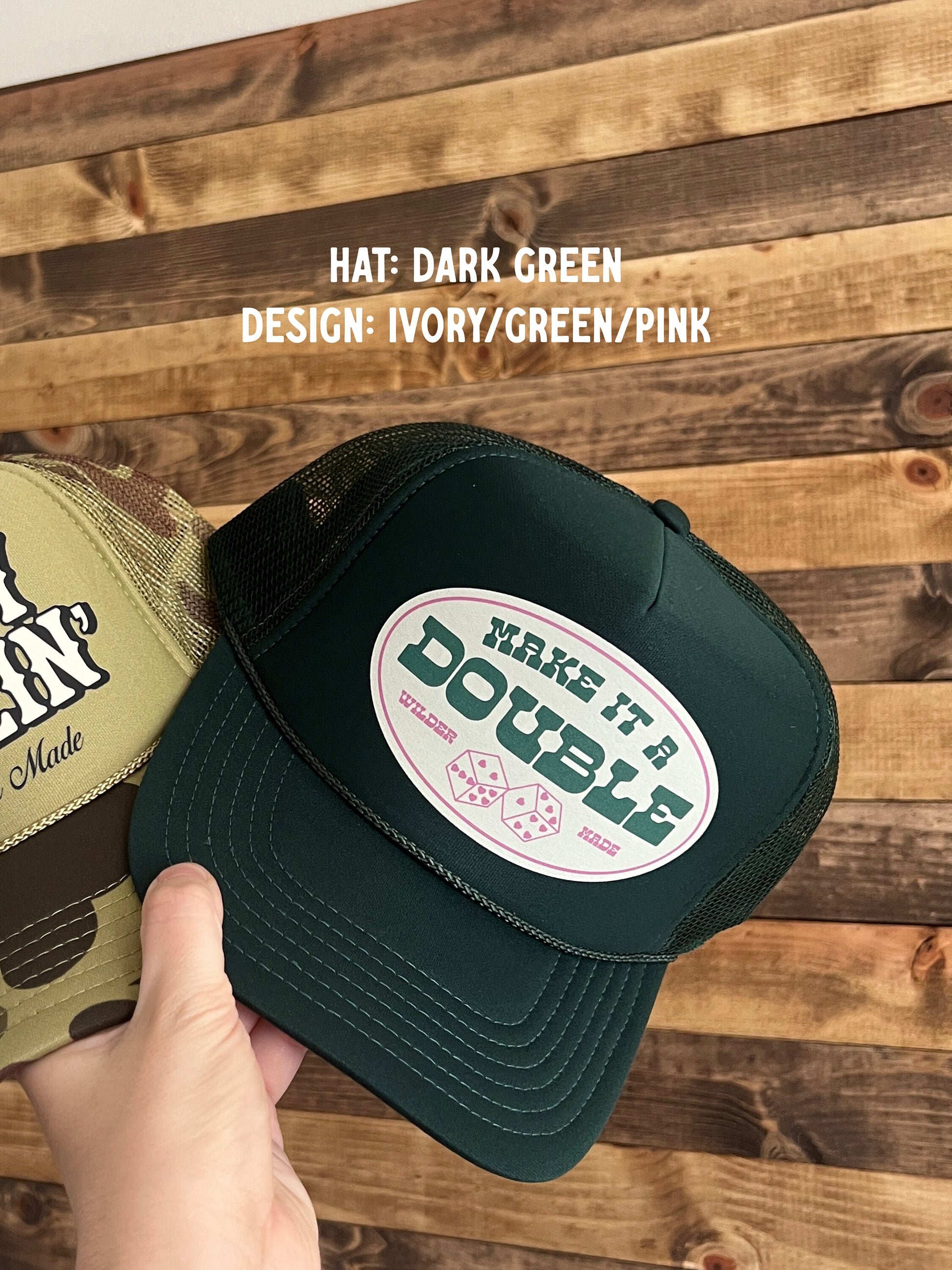 Make It A Double Trucker Hat