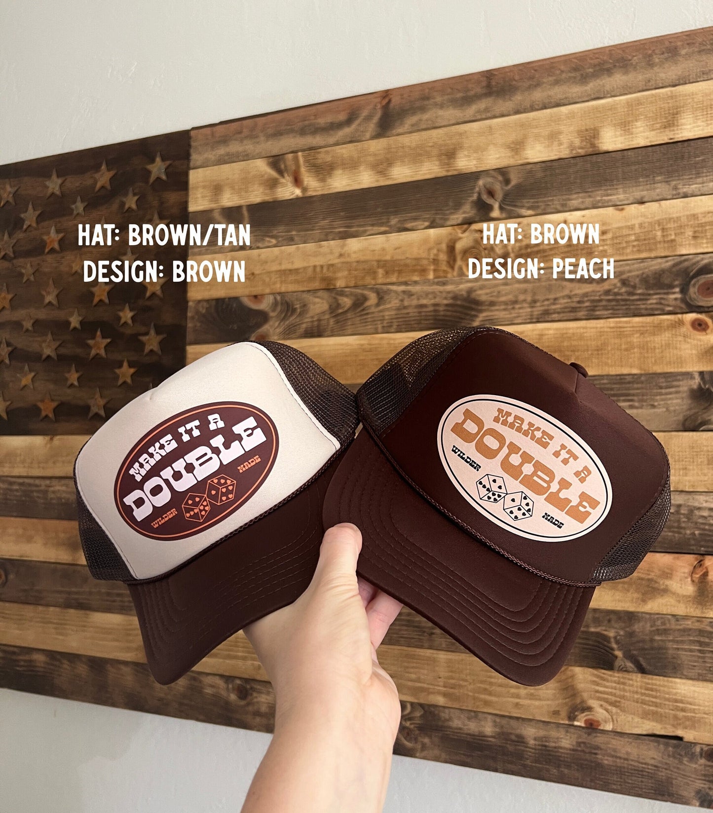 Make It A Double Trucker Hat