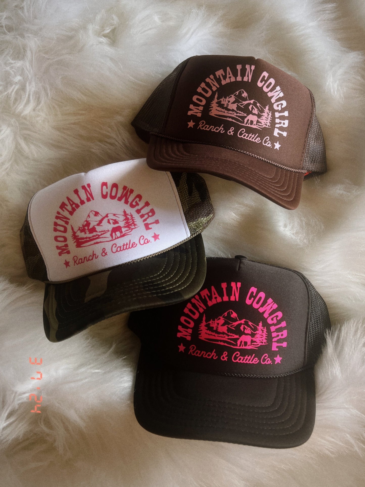 Mountain Cowgirl Trucker Hat