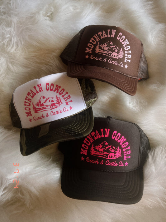 Mountain Cowgirl Trucker Hat