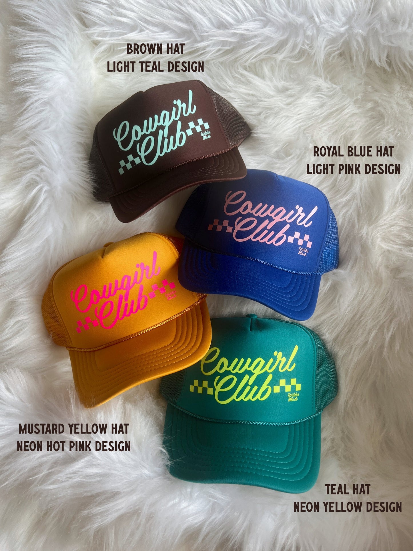 Cowgirl Club Trucker Hat