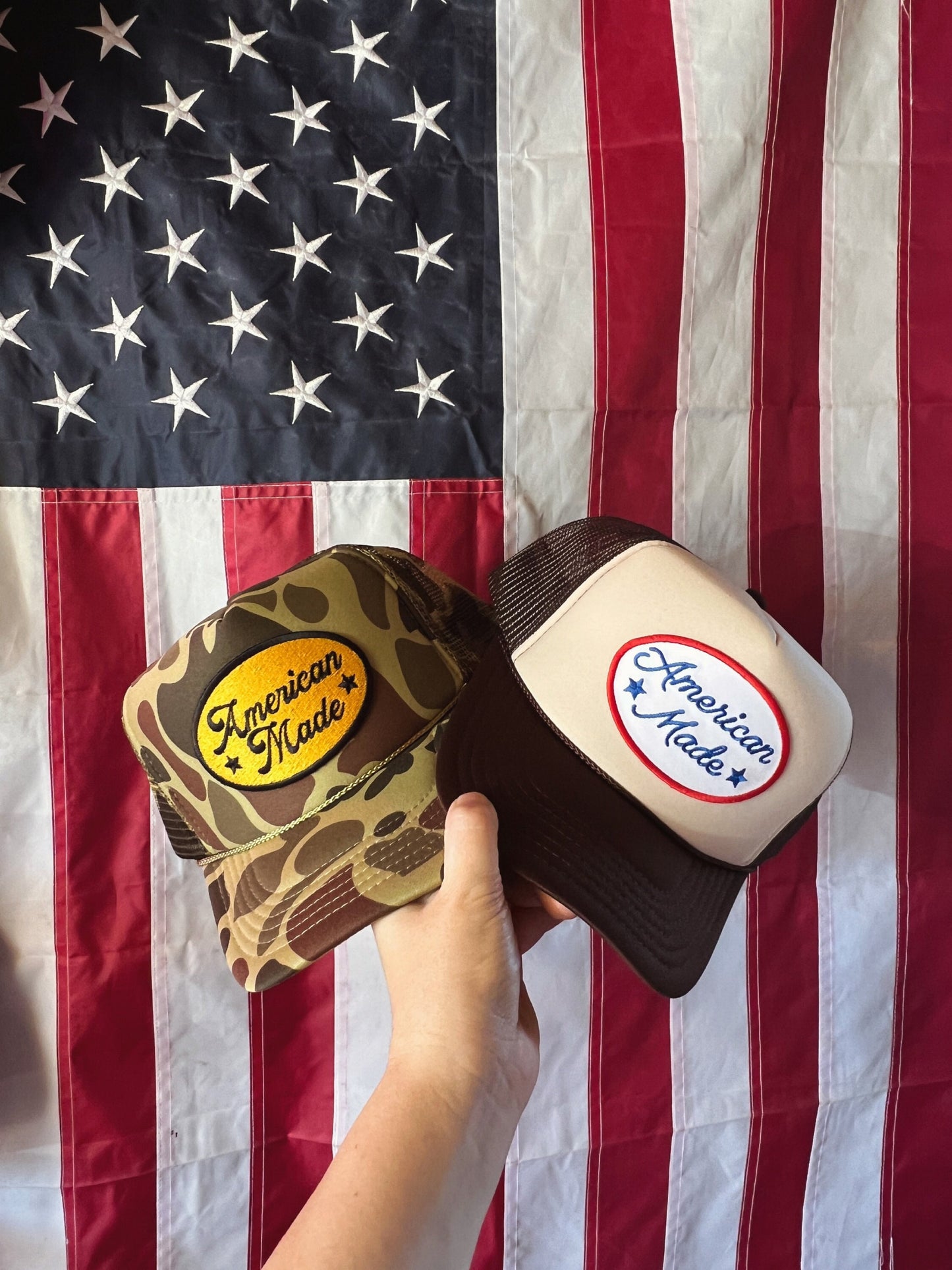 American Made Patch Trucker Hat