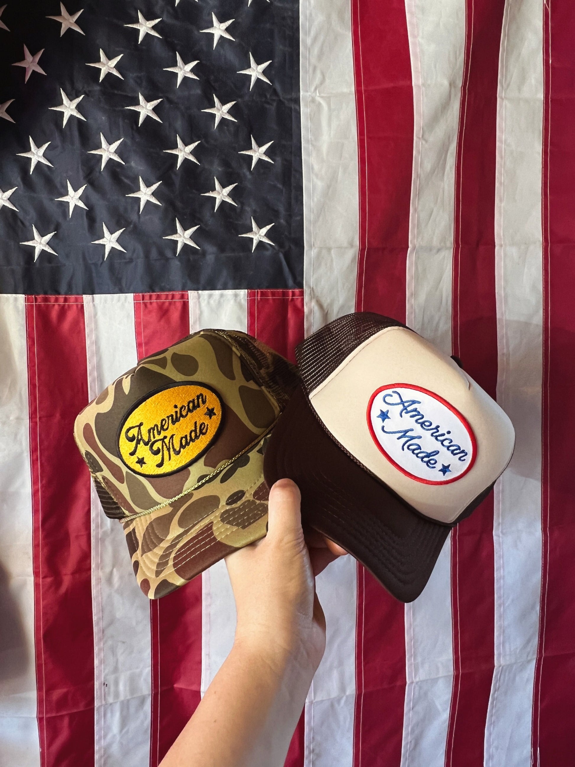 American Made Patch Trucker Hat