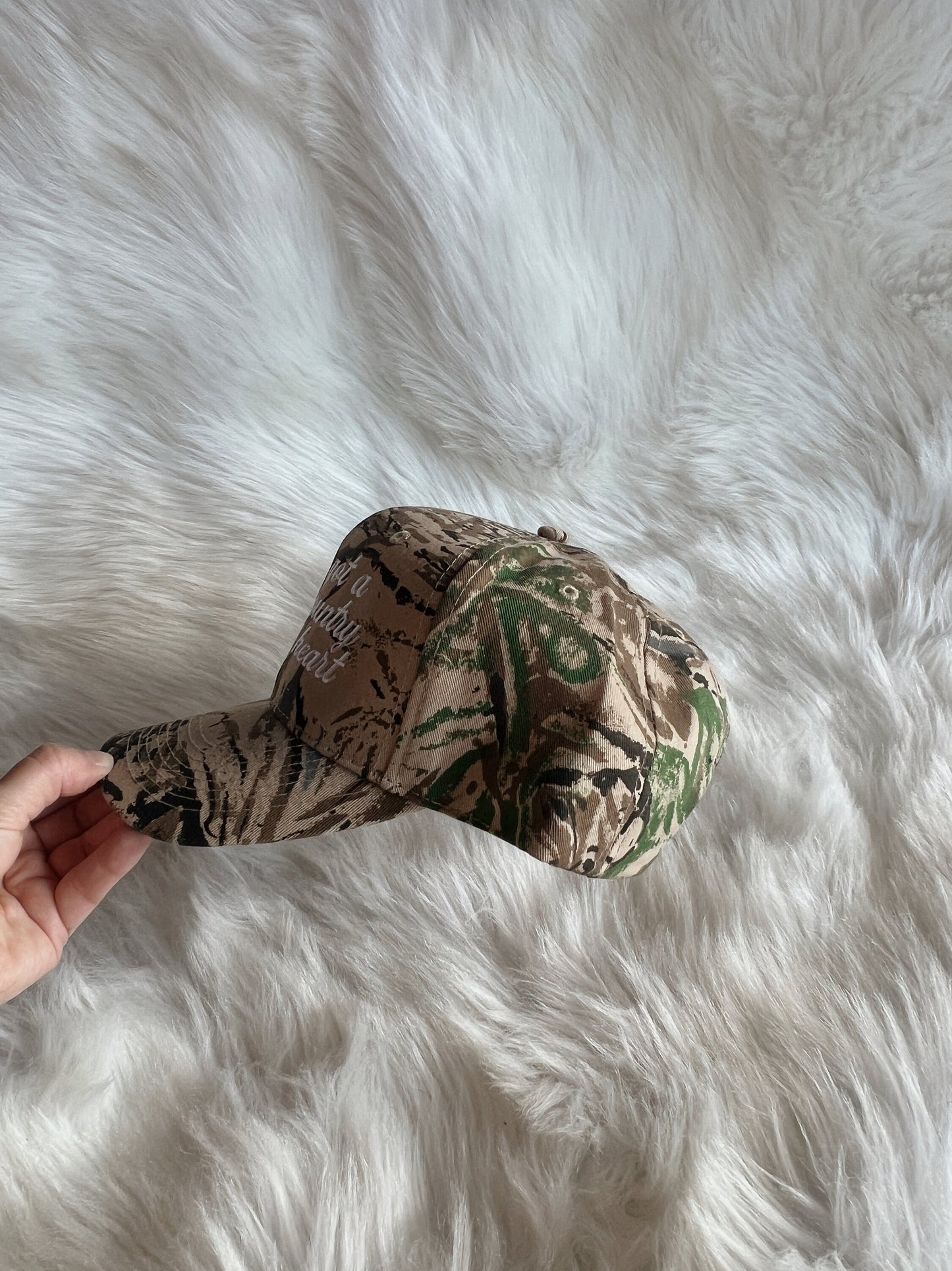 90's Country Kinda Heart Canvas Trucker Hat