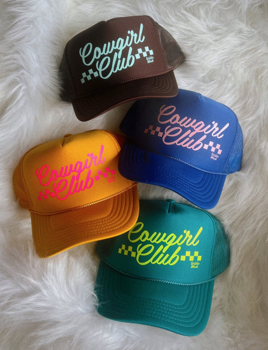 Cowgirl Club Trucker Hat