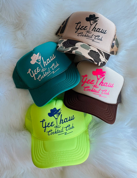 Yeehaw Cocktail Club Trucker Hat