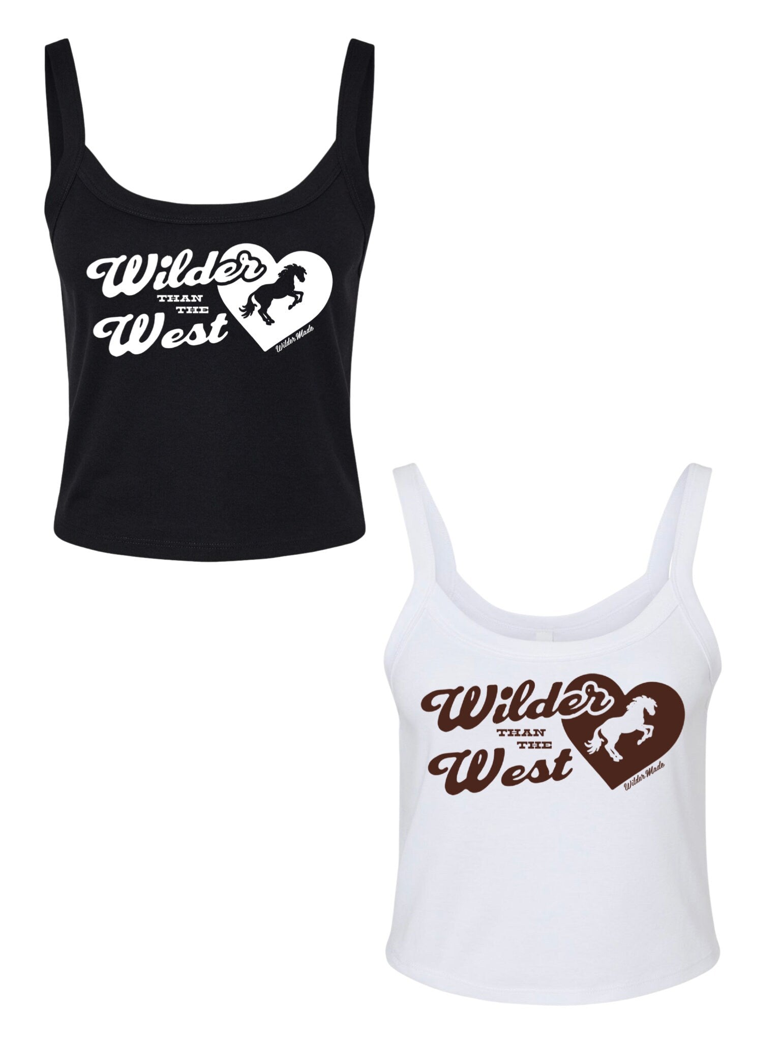 Wilder Than the West Micro Ribbed Scoop Tank