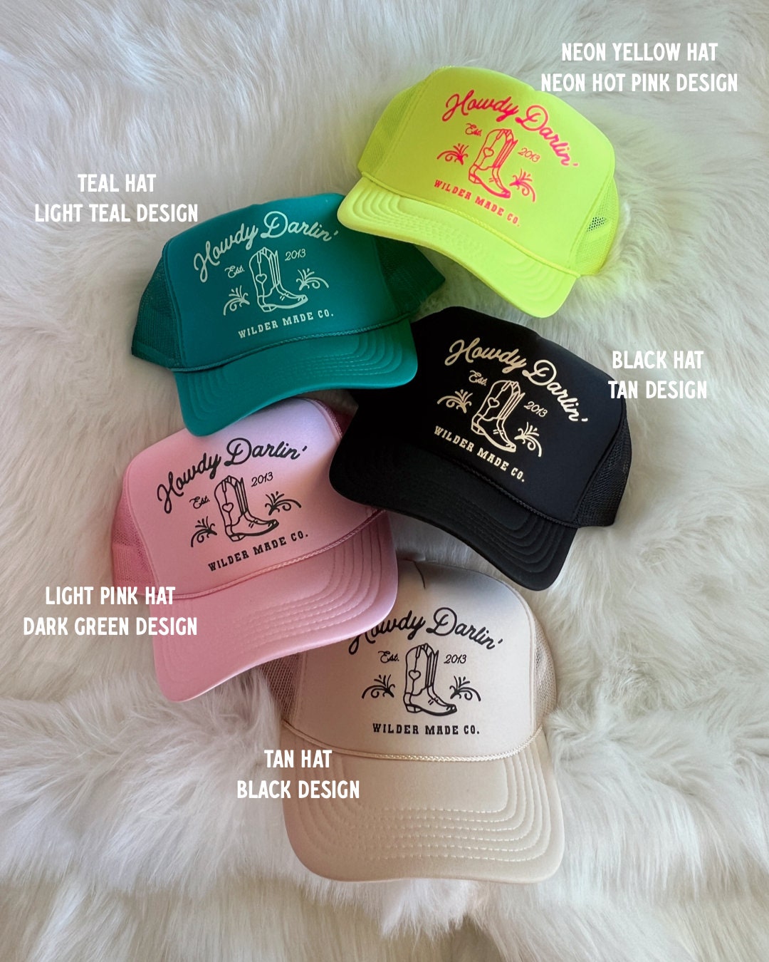 Howdy Darlin' Cowgirl Trucker Hat