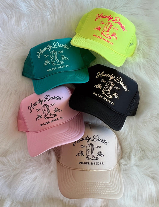 Howdy Darlin' Cowgirl Trucker Hat