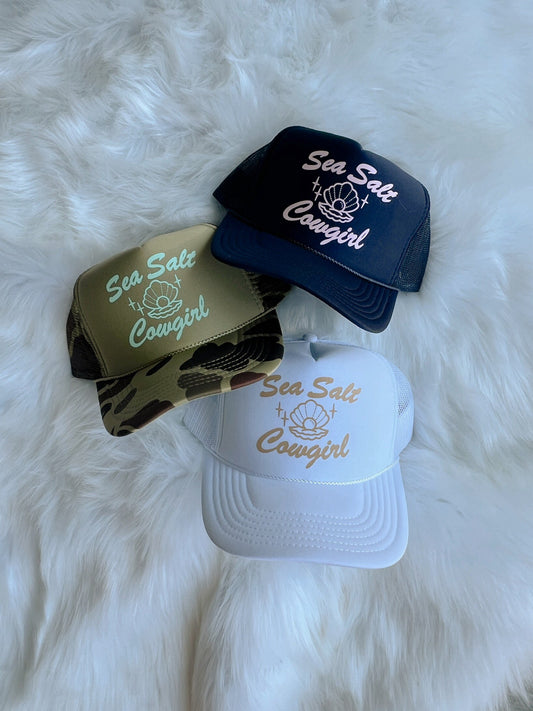Sea Salt Cowgirl Trucker Hat