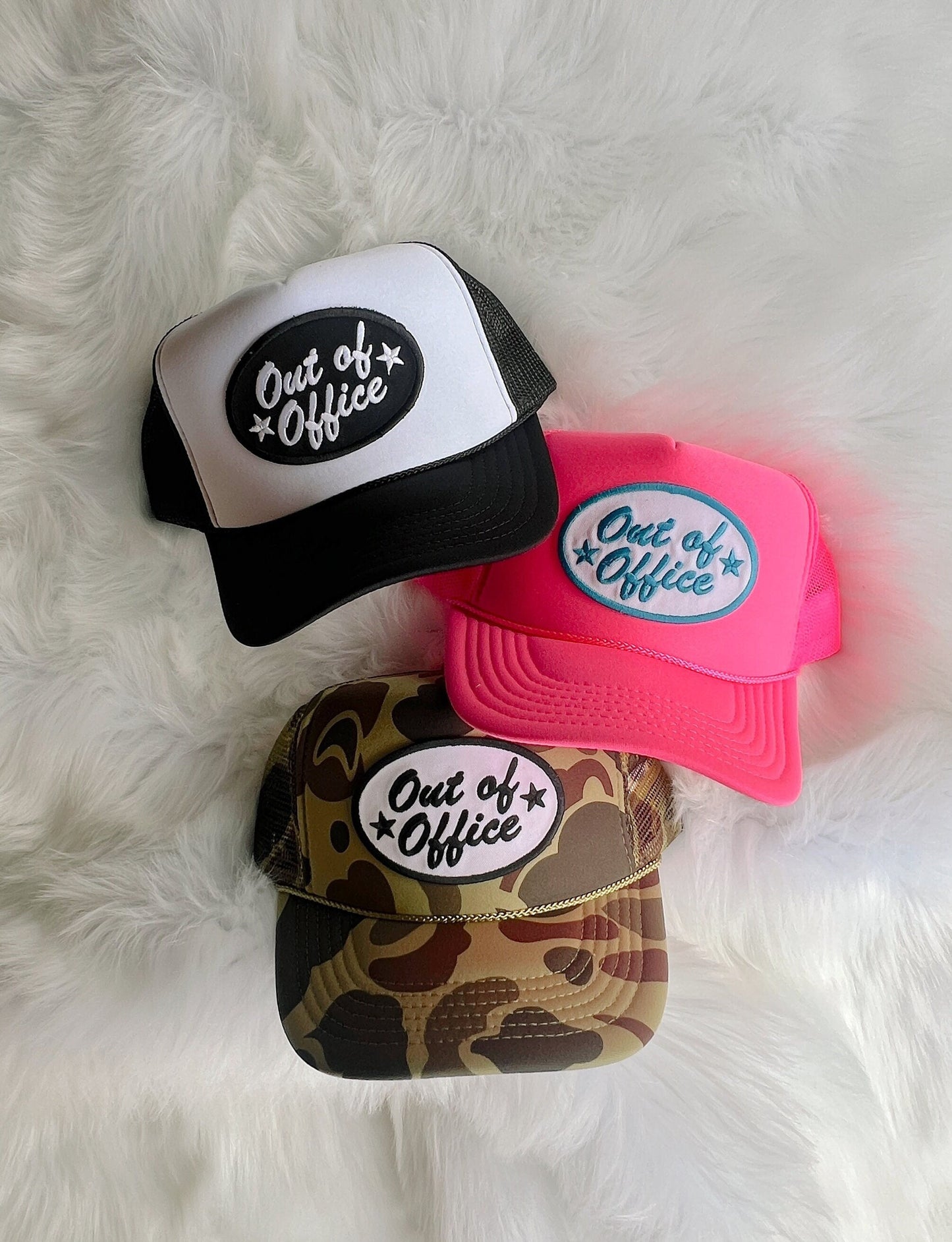 Out of Office Patch Trucker Hat