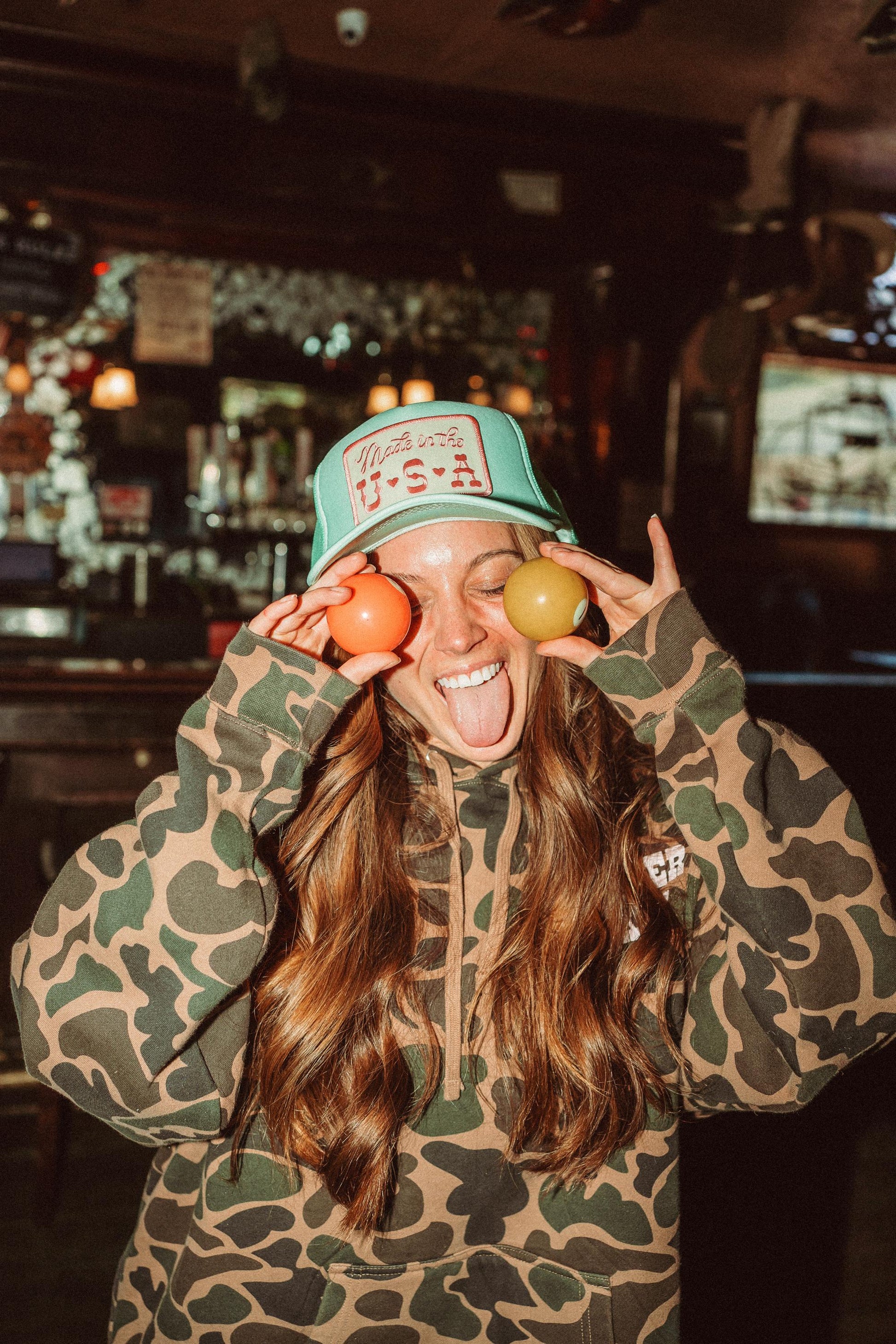 Dive Bar Beers Duck Camo Hoodie