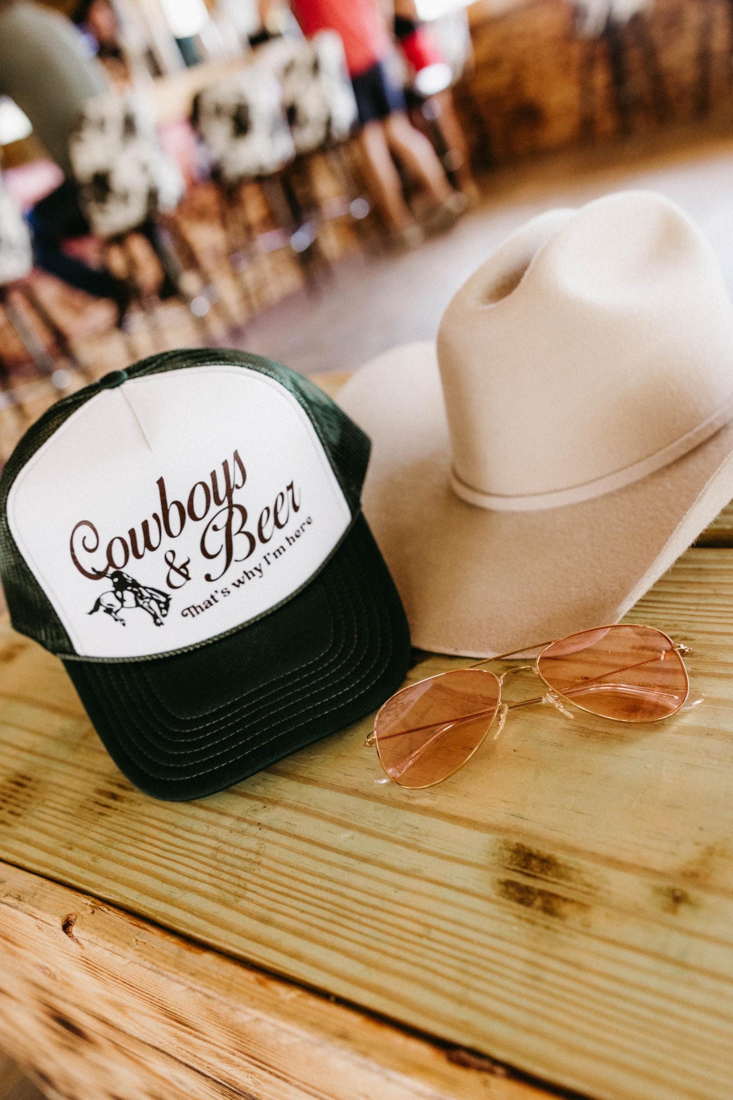 Cowboys & Beer Trucker Hat