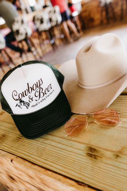 Cowboys & Beer Trucker Hat