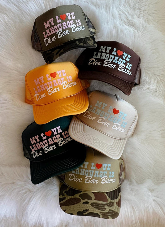 My Love Language Custom Trucker Hat