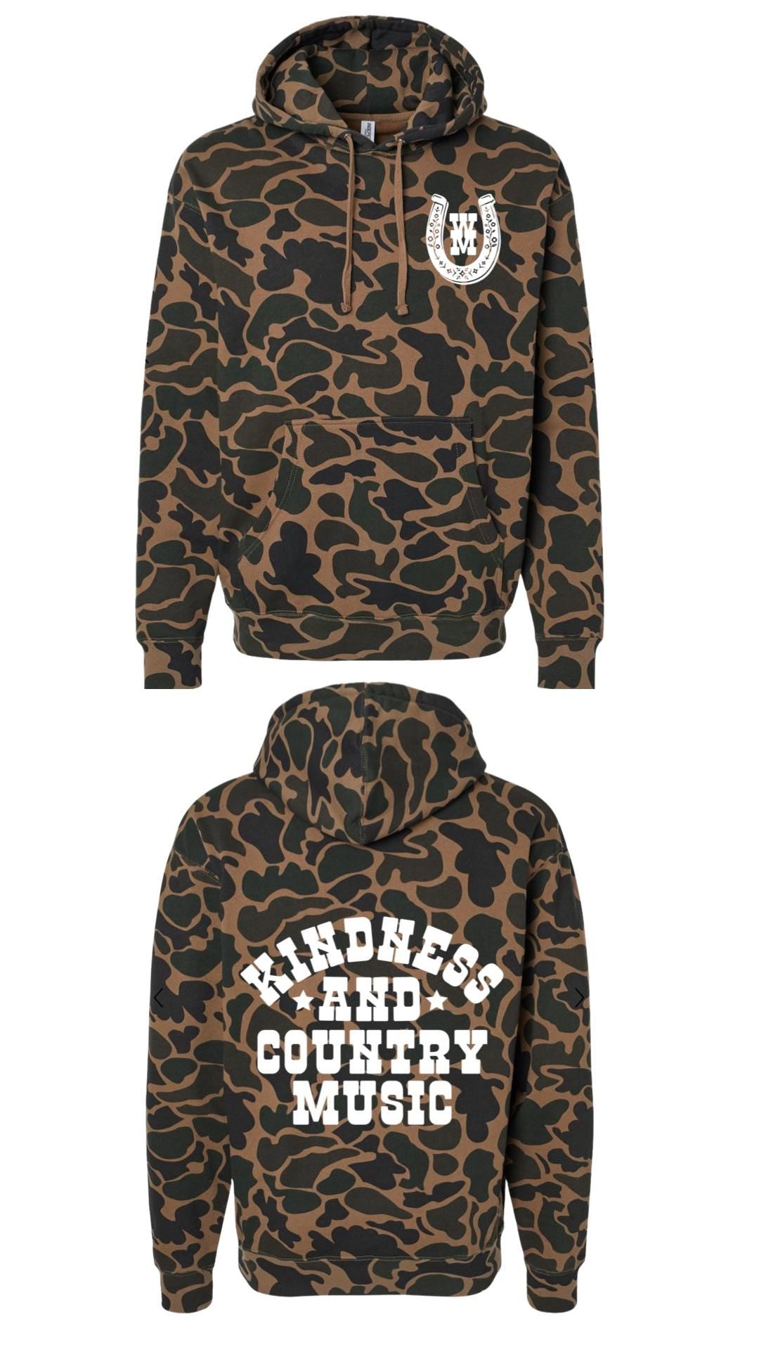 Kindness & Country Music Duck Camo Hoodie