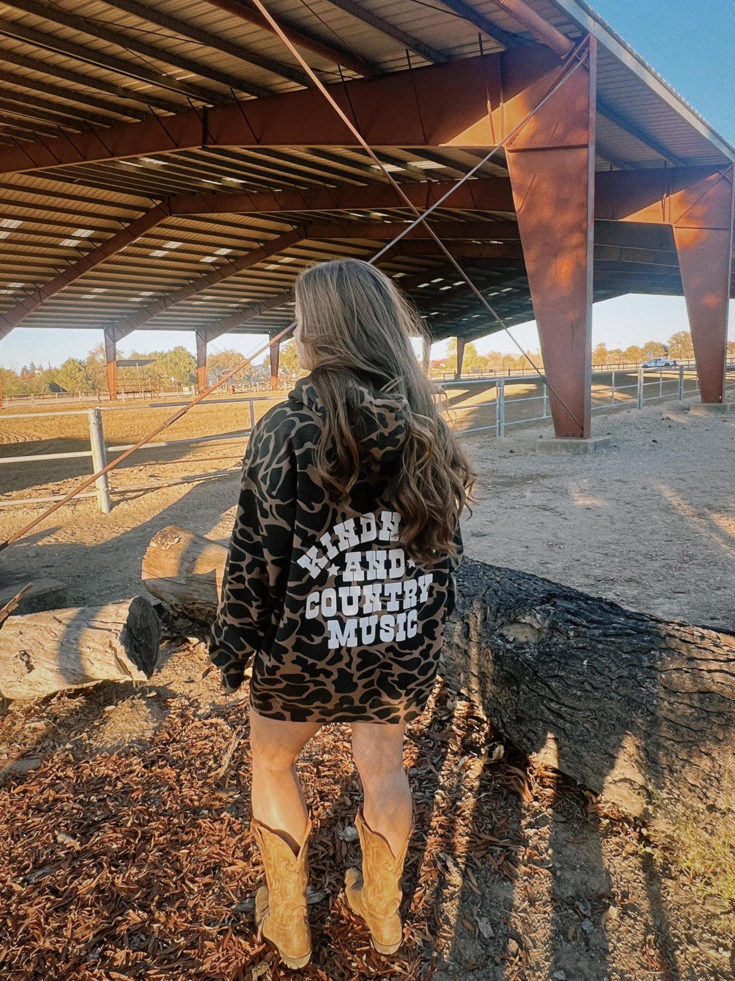 Kindness & Country Music Duck Camo Hoodie