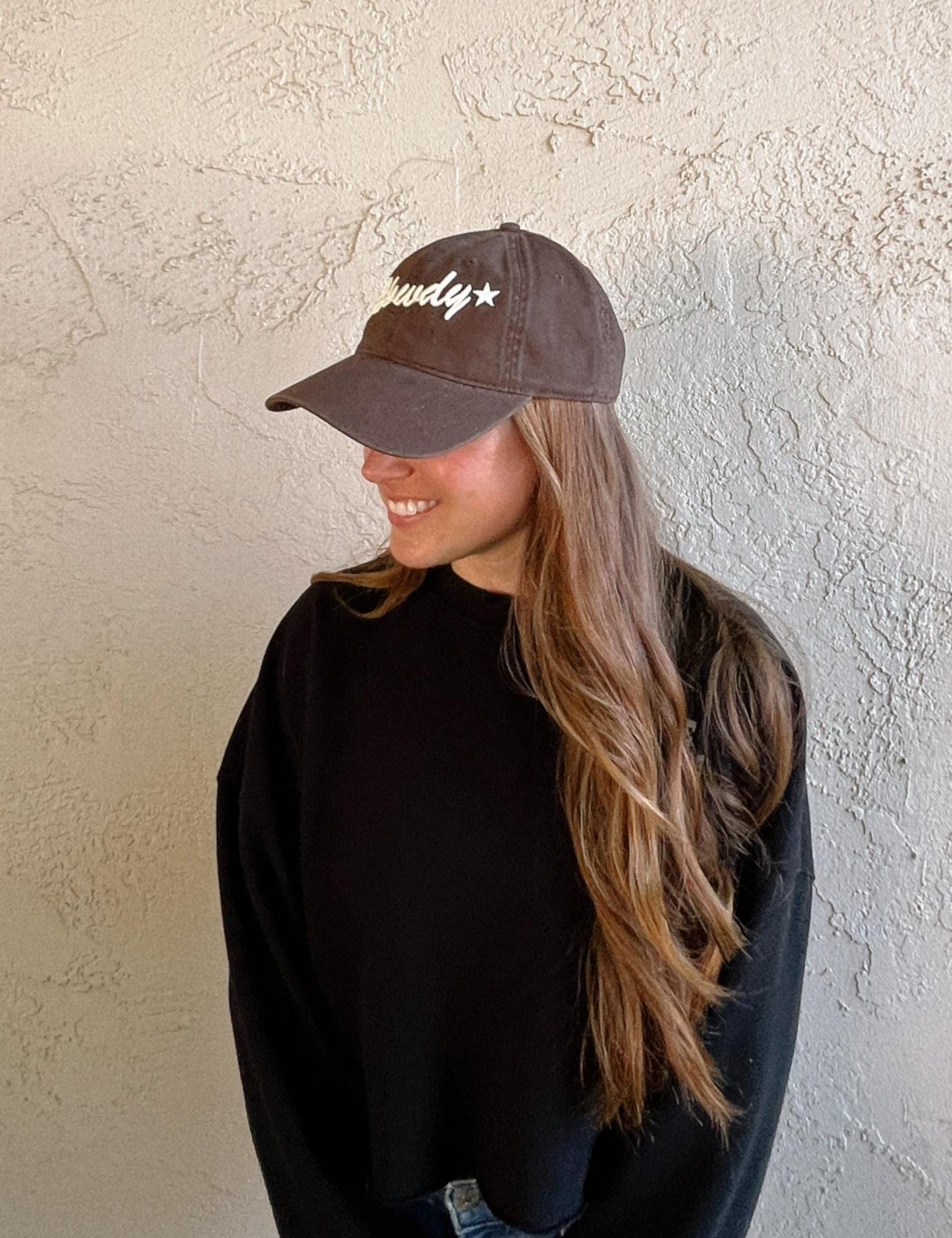 Howdy Puff Embroidery Dad | Baseball Cap | Camo