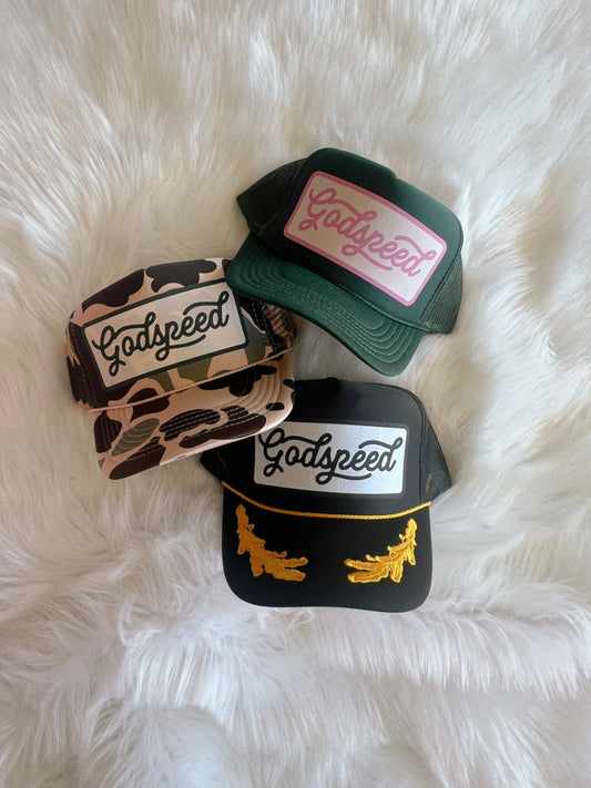 Godspeed Brown Camo Trucker Hat