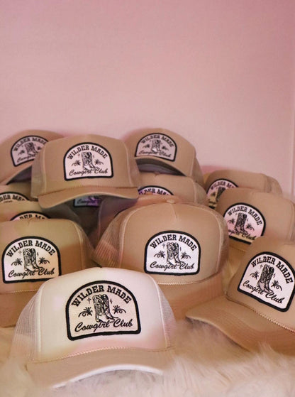 Wilder Made Cowgirl Club Patch Trucker Hat