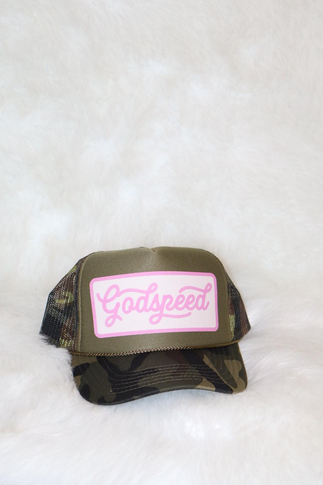 Godspeed Brown Camo Trucker Hat